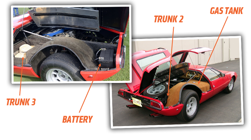 Illustration for article titled Your Inspirational Trunk Of The Day: DeTomaso Mangusta